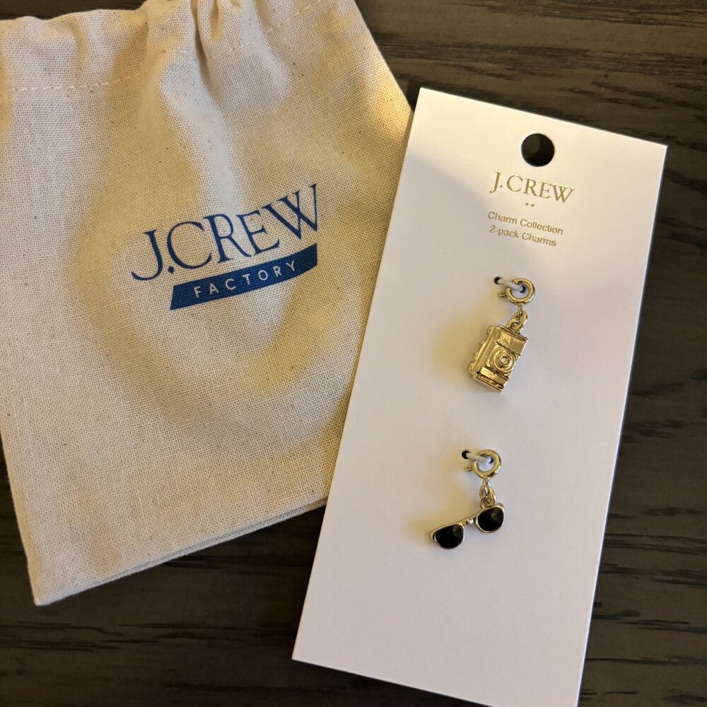 J Crew Charms with Dustbag NWT